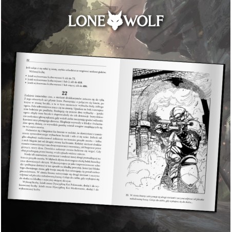 Lone Wolf 1: Ucieczka z mroku - Księga I serii Kai | Black Monk Games