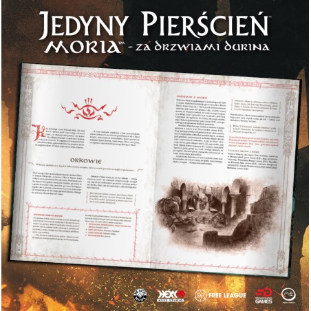 Jedyny Pierścień: Moria - za Drzwiami Durina RPG |  Black Monk Games