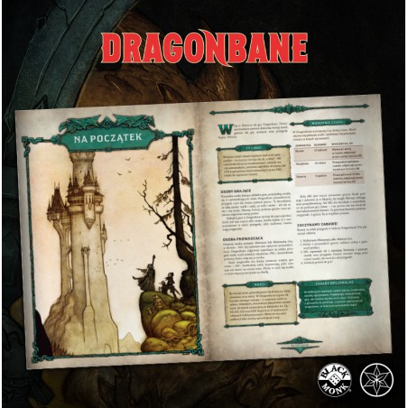 Dragonbane: Starter do gry RPG - Black Monk Games (gry fabularne)