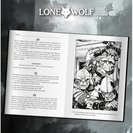 Lone Wolf 2: Ogień na wodzie - Księga II serii Kai | Black Monk Games