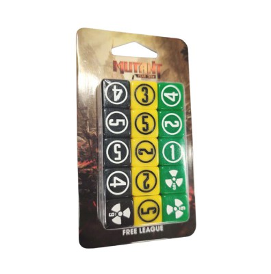 Mutant: Year Zero Dice Set  - Black Monk: Gry Fabularne (RPG)!