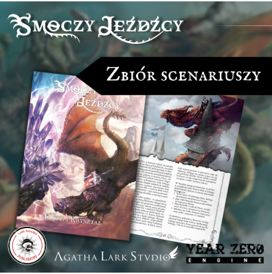 Smoczy Jeźdźcy - Łuska i Kryształ - Black Monk: gry fabularne (RPG)!