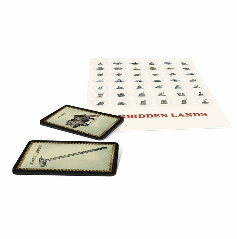 Forbidden Lands - The Bitter Reach Maps and Card Pack + PDF