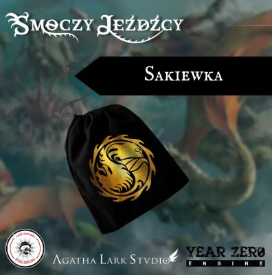 Smoczy Jeźdźcy - Sakiewka na kości - Black Monk: gry fabularne (RPG)!