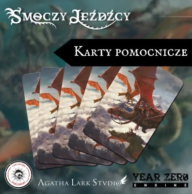 Smoczy Jeźdźcy - Karty pomocnicze - Black Monk: gry fabularne (RPG)!