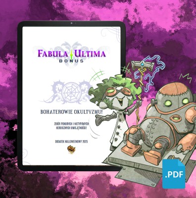 PDF Fabula Ultima - Bonus 6: Dodatek Halloweenowy - Black Monk: Gry Fabularne (RPG)!