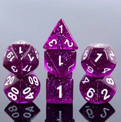 Zestaw Kości - Brokatowe - Misja Orchidea - Black Monk: Gry Fabularne (RPG)!