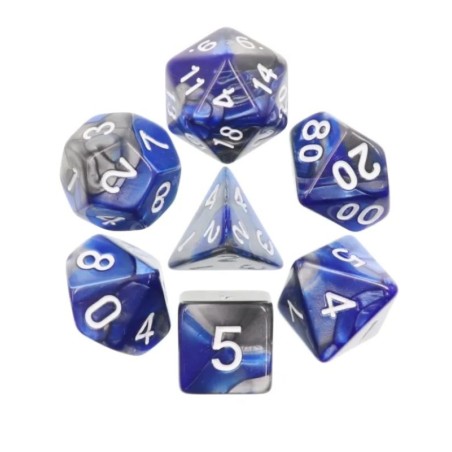 Zestaw Kości - Dwukolorowe - Brama Isztar - Black Monk: Gry Fabularne (RPG)!