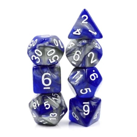 Zestaw Kości - Dwukolorowe - Brama Isztar - Black Monk: Gry Fabularne (RPG)!