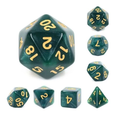 Zestaw Kości - Galaktyczne - Król Drzew - Black Monk: Gry Fabularne (RPG)!