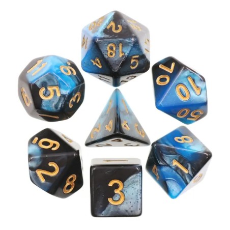 Zestaw Kości - Perłowe - Chabrowy Sen - Black Monk: Gry Fabularne (RPG)!