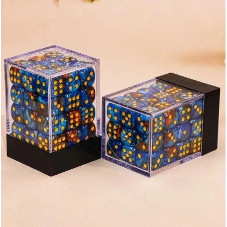 Kości K6 12mm - Niebiesko - czerwone - Black Monk: Gry Fabularne (RPG)!