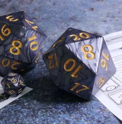 K20 - Jumbo Czerwona - perłowa 55mm  - Black Monk: Gry Fabularne (RPG)!