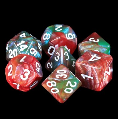 Zestaw Kości - Galaktyczne - Jabłkowa trucizna - Black Monk: Gry Fabularne (RPG)!