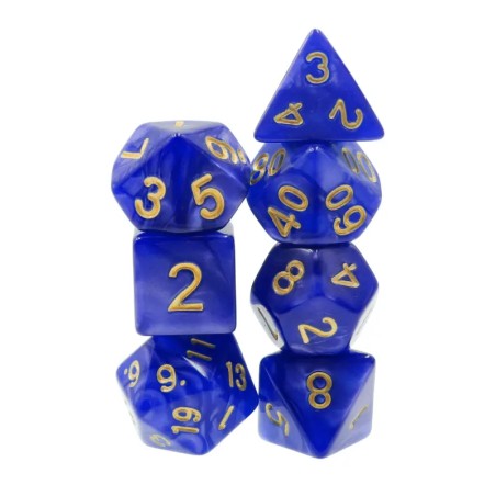 Zestaw Kości - Perłowe - Drogie Oceanarium - Black Monk: Gry Fabularne (RPG)!