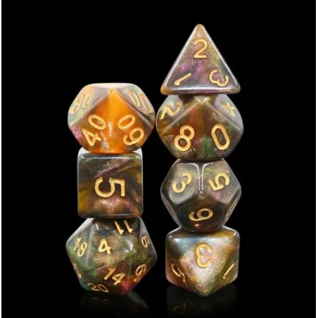 Zestaw Kości - Galaktyczne - Księżycowy Słowik - Black Monk: Gry Fabularne (RPG)!