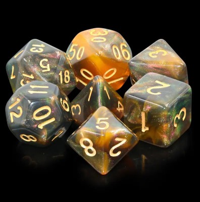 Zestaw Kości - Galaktyczne - Księżycowy Słowik - Black Monk: Gry Fabularne (RPG)!