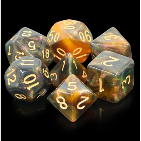 Zestaw Kości - Galaktyczne - Księżycowy Słowik - Black Monk: Gry Fabularne (RPG)!