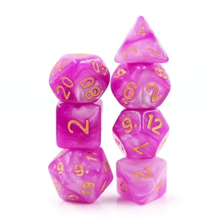 Zestaw Kości - Galaktyczne - Pierwsza Miłość - Black Monk: Gry Fabularne (RPG)!