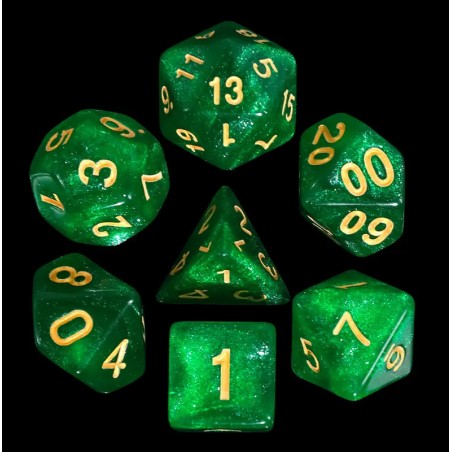 Zestaw Kości - Brokatowe - Brokathulhu - Black Monk: Gry Fabularne (RPG)!