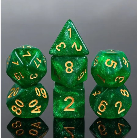 Zestaw Kości - Brokatowe - Brokathulhu - Black Monk: Gry Fabularne (RPG)!