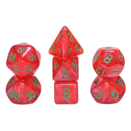 Zestaw Kości - MINI- Sekret Lawy - Black Monk: Gry Fabularne (RPG)!