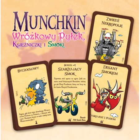Munchkin: Wróżkowy Pyłek, Księżniczki i Smoki (Dodatek Obfitości)