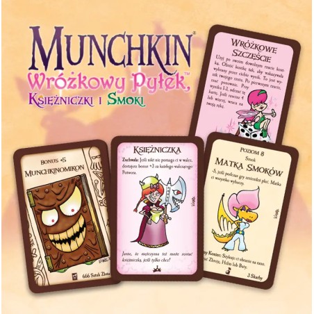 Munchkin: Wróżkowy Pyłek, Księżniczki i Smoki (Dodatek Obfitości)