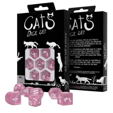 Koci Zestaw Kości Modern: Daisy - Black Monk: Gry Fabularne (RPG)!