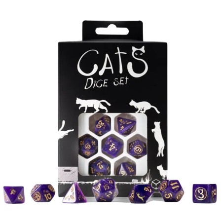 Koci Zestaw Kości: Purrito - Black Monk: Gry Fabularne (RPG)!