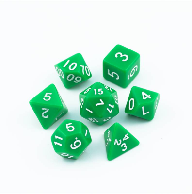 Zestaw Kości - Matowe - Goblińska Posoka - Black Monk: Gry Fabularne (RPG)!