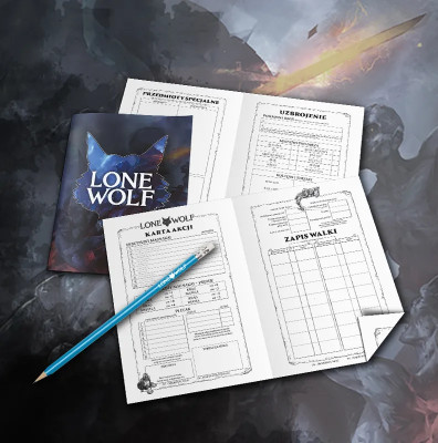 Lone Wolf: zestaw gadżetów Magnakai | Black Monk Games