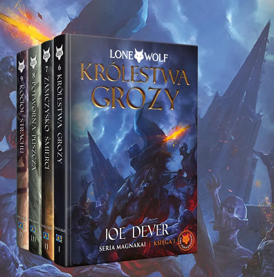 Lone Wolf: zestaw tomów 1-4 - seria Magnakai | Black Monk Games
