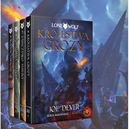 Lone Wolf: zestaw tomów 1-4 - seria Magnakai | Black Monk Games