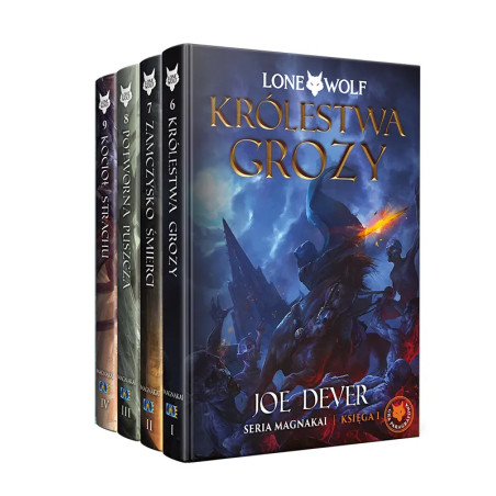 Lone Wolf: zestaw tomów 1-4 - seria Magnakai | Black Monk Games