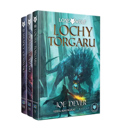 Lone Wolf: zestaw tomów 5-7 - seria Magnakai | Black Monk Games