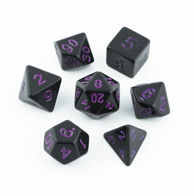 Zestaw Kości - Matowe - Wizje Grzesznika - Black Monk: Gry Fabularne (RPG)!
