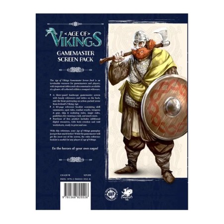 Age of Vikings: Gamemaster Screen Pack - ekran MG | Black Monk (RPG)