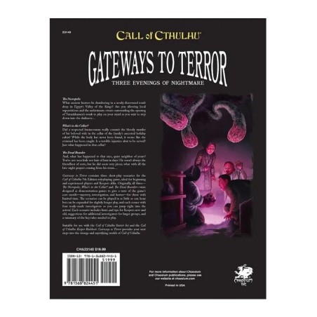 Call Of Cthulhu: Gateways to Terror + PDF | Black Monk