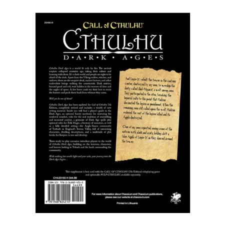 Call of Cthulhu: Cthulhu Dark Ages - średniowiecze w Zewie Cthulhu