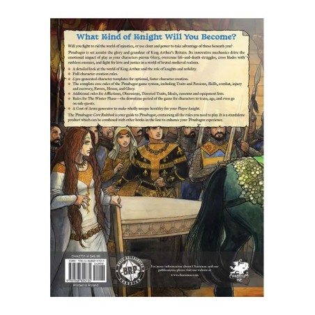 Pendragon: Core Rulebook | Black Monk -  anglojęzyczne RPG