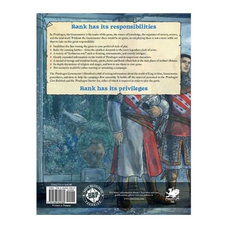 Pendragon: GameMaster's Handbook | Black Monk -  anglojęzyczne RPG