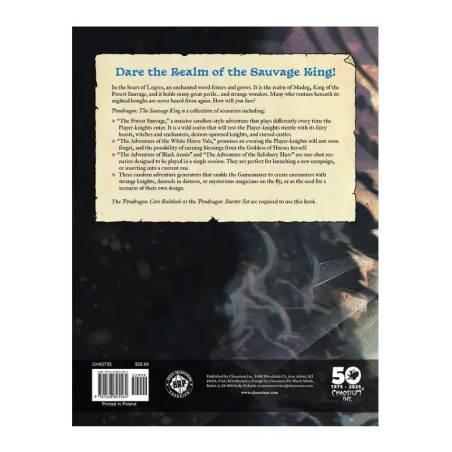 Pendragon: The Sauvage King + PDF | Black Monk -  anglojęzyczne RPG