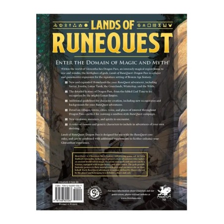 RuneQuest: Lands of RuneQuest - Dragon Pass | Black Monk (gry RPG)