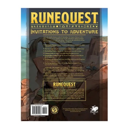 RuneQuest: The Pegasus Plateau & Other Stories | Black Monk RPG