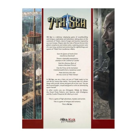 7th Sea: Core Rulebook (2nd Edition) | Black Monk (gry fabularne RPG)