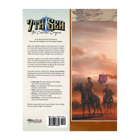 7th Sea: Crescent Empire | Black Monk - podręczniki do gier RPG