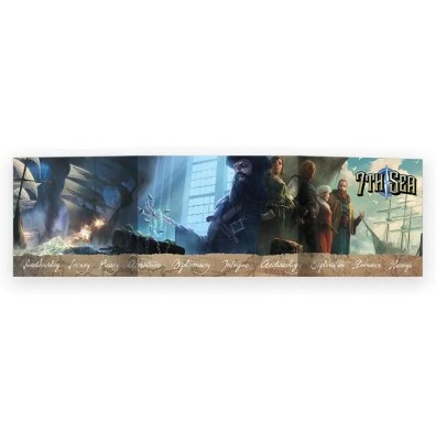 7th Sea: ekran MG (GM screen) | Black Monk - gry RPG