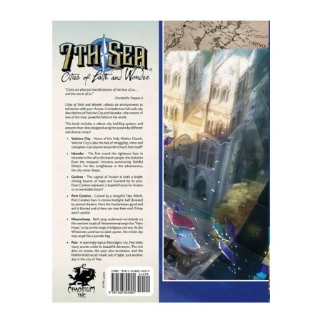 7th Sea: Cities of Faith & Wonder | Black Monk - podręczniki do gier RPG
