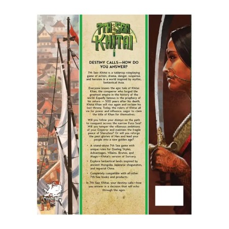 7th Sea: Khitai Core Rulebook | Black Monk - podręczniki do gier RPG